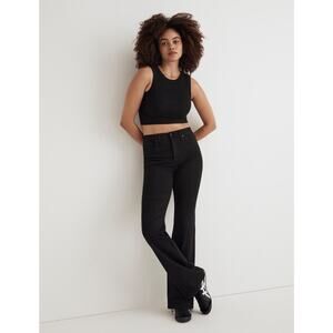 Madewell Black Flare & Wide Leg Jeans